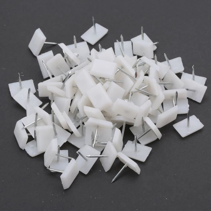 Lot De 50 Clous à Meuble Uxcell - Tête De 11mm (0.4") - À Pousser Pour Fixation Discrète - Neuf