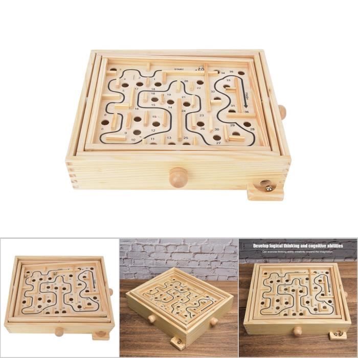 Cube Labyrinthe 3D à Bille - Jeu De Réflexion, Casse-tête Cérébral Pour Enfants Et Adultes - 9