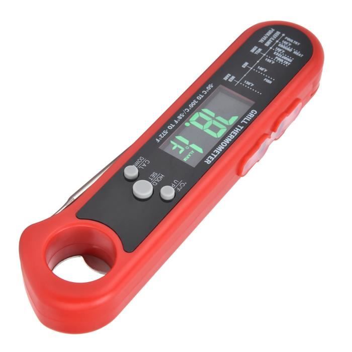 Thermometre Numerique, Sonde Longue, Pliable