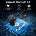 Écouteur Bluetooth - Eacutecouteurs sans Fil - Noir - Casque - Sans fil - Etanche-1