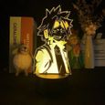 3D Illusion Lampe LED Night Light Anime My Hero Academia Denki Kaminari Statue Art Chambre agrave coucher Deacutecoration Enf[579]-1