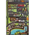 Tapis jeu enfant - TAPITOM - Route et circuit pour petites voitures dans la ville - 130 X 200 cm-1