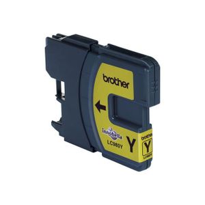 2 Cartouches D'encre Jaune Compatible Brother DCP-195C/197C - Neuf Sous Emballage