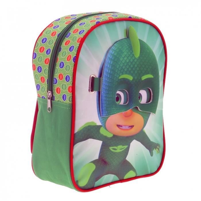 Pyjamasques Sac dos Maternelle Pyjamasques avec masque Vert