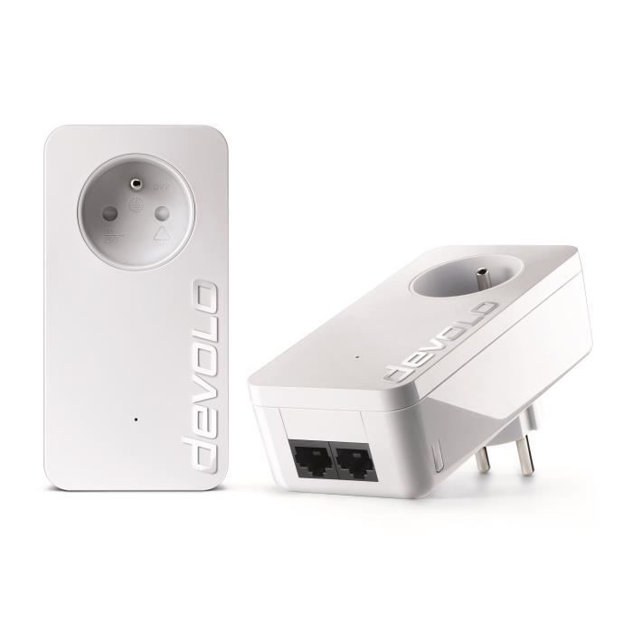 Devolo DLAN 550 WiFi Adaptateur Powerlan (500 Mbit/s, Complément, 1 X Port LAN, Power Line WiFi, Répéteur WiFi, Amplificateur, Range , WiFi