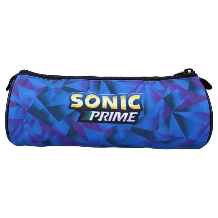 Trousse scolaire ronde sonic 21cm Cdiscount Bagagerie Maroquinerie