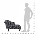 Ergonomique Chaise longue Méridienne Haute qualité & Confort - Chaise de Relaxation Fauteuil de massage Relax Massant Noir ®BDREIC®-2