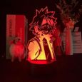 3D Illusion Lampe LED Night Light Anime My Hero Academia Denki Kaminari Statue Art Chambre agrave coucher Deacutecoration Enf[579]-2