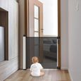 Porte escamotable infantile - SOTECH - Porte de sécurité pour bébé - Noir - Mixte - 137,8 x 88,2 x 8 cm-2