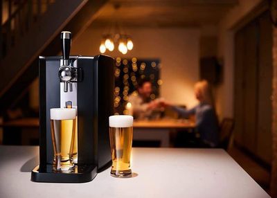 Lot Verrerie PerfectDraft Phillips - Machine à Bière, Noir, Neuf (HD3720/25)