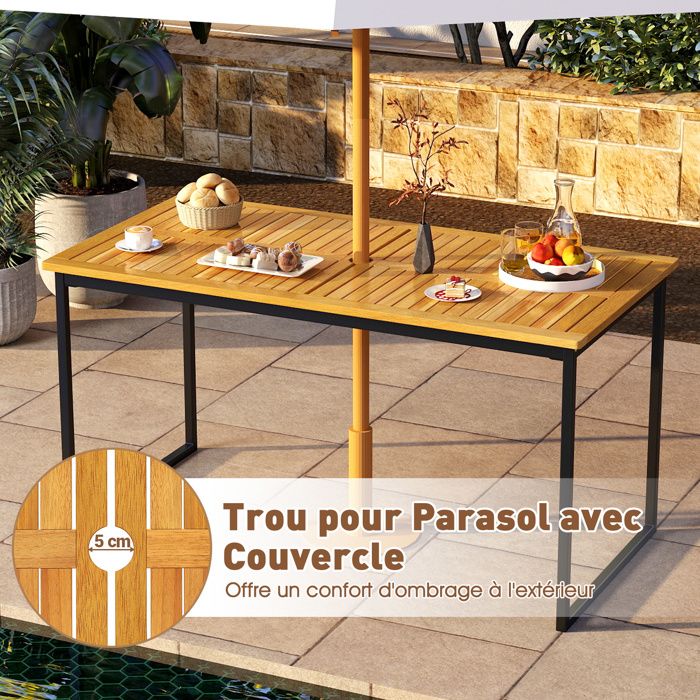 Table à rempoter en pin nature (naturel Table à rempoter en pin nature (naturel