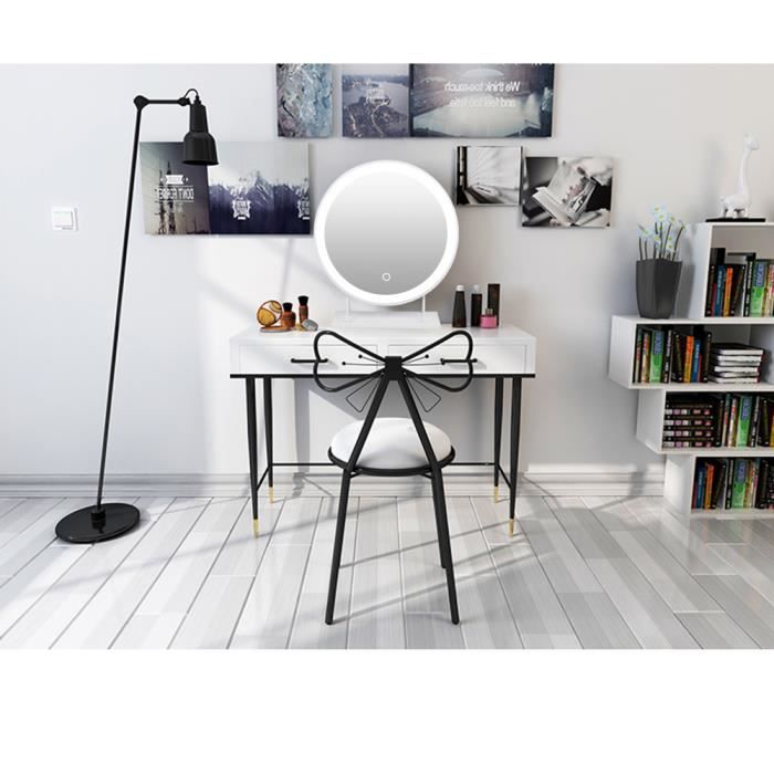 WSdwqaa% Miroir de Maquillage Avec LED,Lumière Blanc Froid 6500k Ø 40cm,  Rond - Cdiscount Electroménager