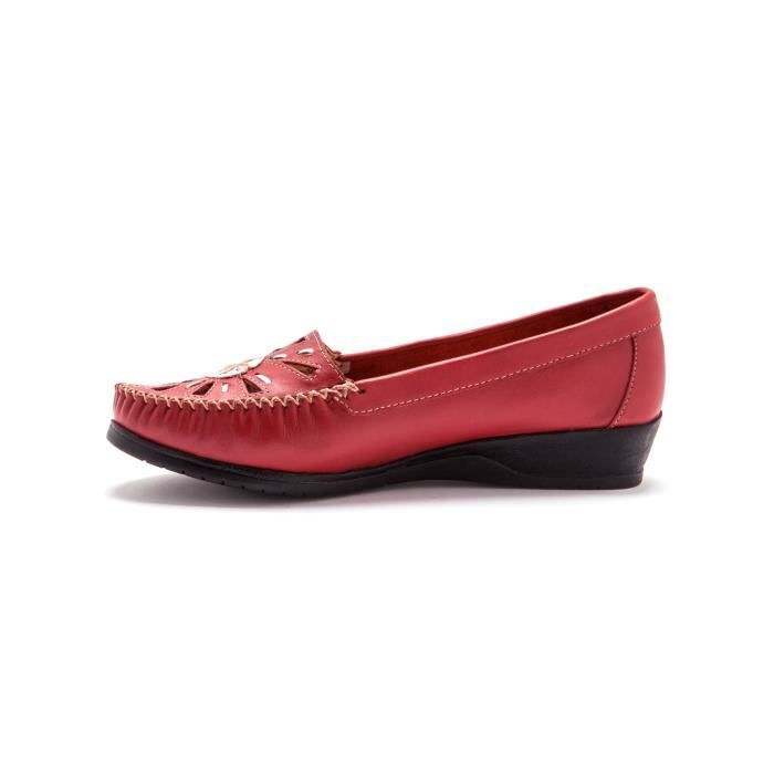 Mocassins Plats Cuir Synthétique Femme - Antidérapants Confortables 37-42