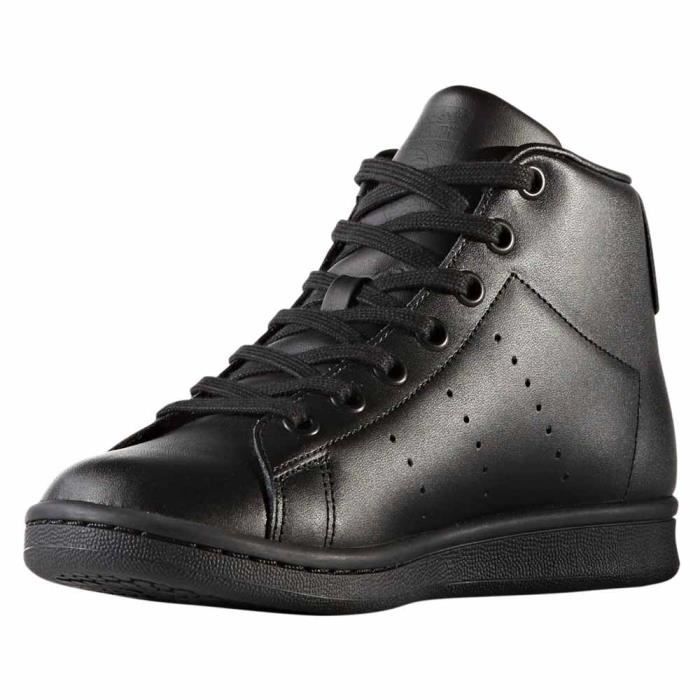 stan smith mid noir