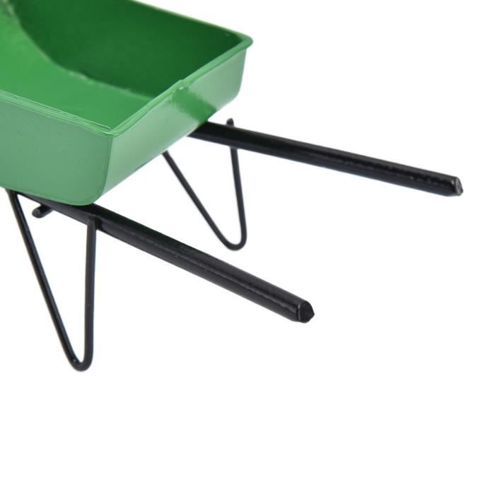 Mini brouette - MXZZAND - 1:12 - Métal - Accessoire maison de poupée - Pour enfants à partir de