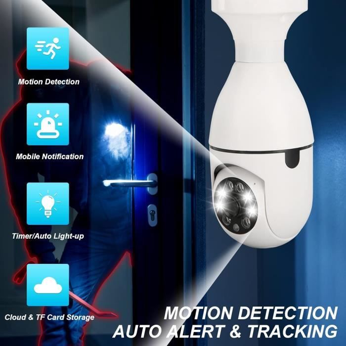 Caméra De Sécurité Secrète Mini - Sans Fil, Avec Vision Nocturne - Pour Surveillance Intérieure Et Extérieure - 6