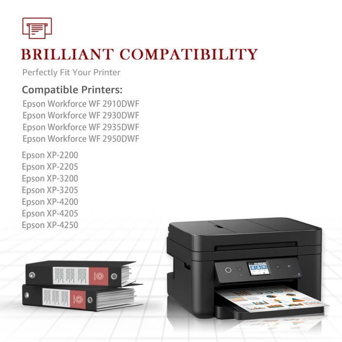Epson 604XL Pack 4 Cartouches Compatibles Grande Capacité