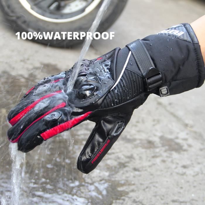Gants chauffant tactile electrique waterproof pour hiver moto scooter  impermeable neige montagne coupe vent - Cdiscount Auto