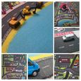 Tapis jeu enfant - TAPITOM - Route et circuit pour petites voitures dans la ville - 130 X 200 cm-3