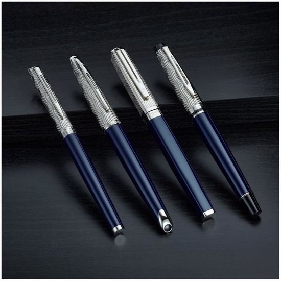 Stylo bille à bille Waterman Expert Deluxe bleu neuf boîte de stock T55