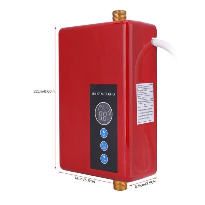 EJ.life chauffe-eau électrique sans réservoir Mini chauffe-eau