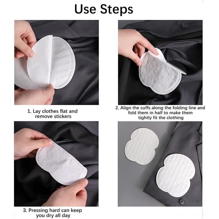 Patch Anti Transpiration, Coussinet Anti Transpirant, Coussin Anti Transpiration Aisselles, Patchs Anti Transpiration Jetables Invisibles, 10 Pièces - Cdiscount Au quotidien