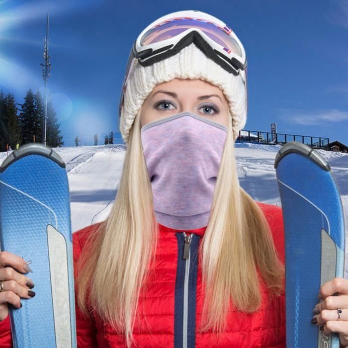 5 -Cache cou chauffant pour le Ski en hiver, cache nez thermique pour homme  et femme, écharpe de randonnée, sport, Snowboard, pêche, - Cdiscount Sport