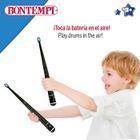 Baguettes/maillets En Bois Pour Enfants Zymoplas - Non Toxiques, Hypoallergéniques, Stimulation Sonore Et Visuelle, 18cm, Idéal éveil Musical