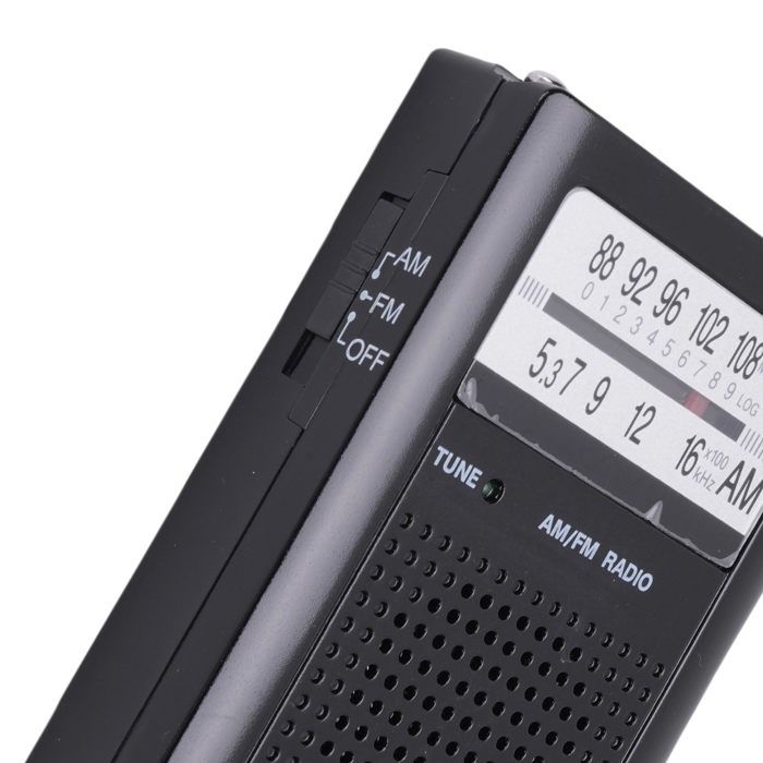 Haut-parleur Intégré Radio Portable Poche AM/FM/SW - Piles AA - Antenne Rétractable - Urgence Radio AM FM SW Urgence