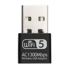 PASHASHOP Adaptateur WiFi USB 1300 Mbps – Dual Band 2.4G/5G – Clé Réseau Sans Fil – Windows 7 / 8 / 10 / 11- Mac OS – Plug & Play