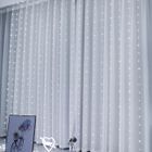 WILTEC Guirlande lumineuse, rideau Lumière USB avec 300 LED, 3*3m, avec 8 mode d'éclairage, décoration pour Fête, Mariage