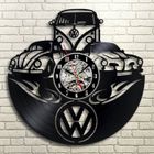 OLALI Volkswagen Passat rond creux vinyle record horloge murale créative