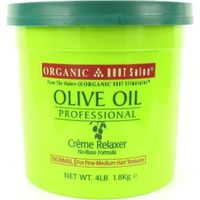 Crème Défrisante pour Cheveux Fins à Normaux Olive Oil 1800g