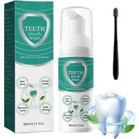 Awzlove Teeth Total Care Mouthwash,Awzlove Teeth Mouthwash,Mouthwash Toothpaste Foam Mousse Whitening, (1Pc)