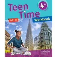 Livre - Teen Time ; anglais ; cycle 4 ; 4e ; workbook (édition 2017)