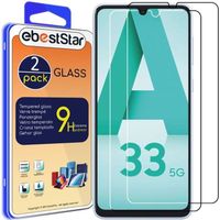 ebestStar ® pour Samsung Galaxy A33 5G SM-A337 - Pack x2 Verre trempé Protection Ecran Vitre anti-rayure, pose sans bulles