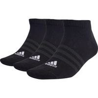 adidas Thin and Light Sportswear 3 Pairs Chausettes basses, Black-White, XS