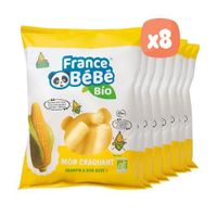 FRANCE BéBé BIO - Biscuit soufflé Nature BIO - Vegan -  8 sachets de 20g