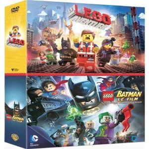 DVD DESSIN ANIMÉ DVD Coffret LEGO (2 DVD La Grande Aventure + BATMA