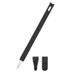 STYLET - GANT TABLETTE Noir-Étui en Silicone TPU pour Apple Pencil 2e gén