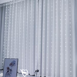 Rideau lumineux Effet digital H1,50 m L5 m Blanc froid 384 LED - Décoration  lumineuse - Eminza