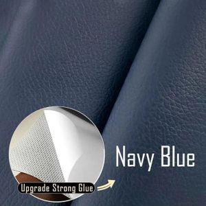 COLLE - PATE ADHESIVE 50x200cm - Bleu marine - Ruban de réparation de cuir auto-adhésif, colle de bain bricolage, matériel en tissu