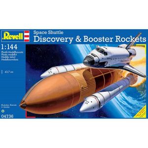 VAISSEAU À CONSTRUIRE Maquette Revell - Space Shuttle Discovery & Booster - Echelle 1:144 - 97 pièces
