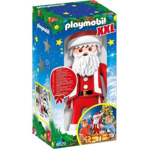 FIGURINE - PERSONNAGE Figurine XXL Géante Père Noël Playmobil - Rouge - 