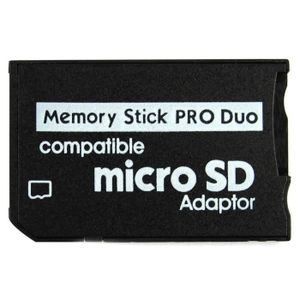 LECTEUR DE CARTE EXT. Memory Stick Pro Duo – adaptateur Mini micro SD TF