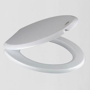 Wenko 21903100 Samos Abattant avec Frein de Chute Thermodure Blanc Dimensions 47,5 x 6,0 x 40,0 cm