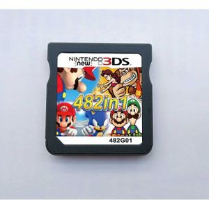 JEU NEW 3DS - 3DS XL 482 Games in 1 NDS Game Pack Card Mario Album Cartridge for Nintendo DS 2DS 3DS New3DS XL