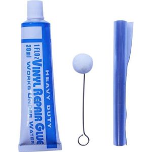 COQUE - LINER Kit de réparation pour liner de piscine - Linxor - Facile à utiliser - 30 ml de colle - 2 rustines transparentes
