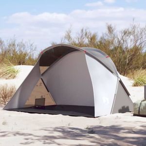 ABRI DE PLAGE Omabeta Tente de plage gris escamotable imperméable - HGA00678