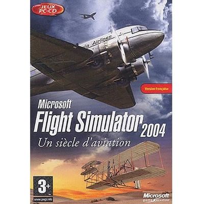 Boite pour jeu Microsoft Flight Simulator 2004 fs2004 PC FR